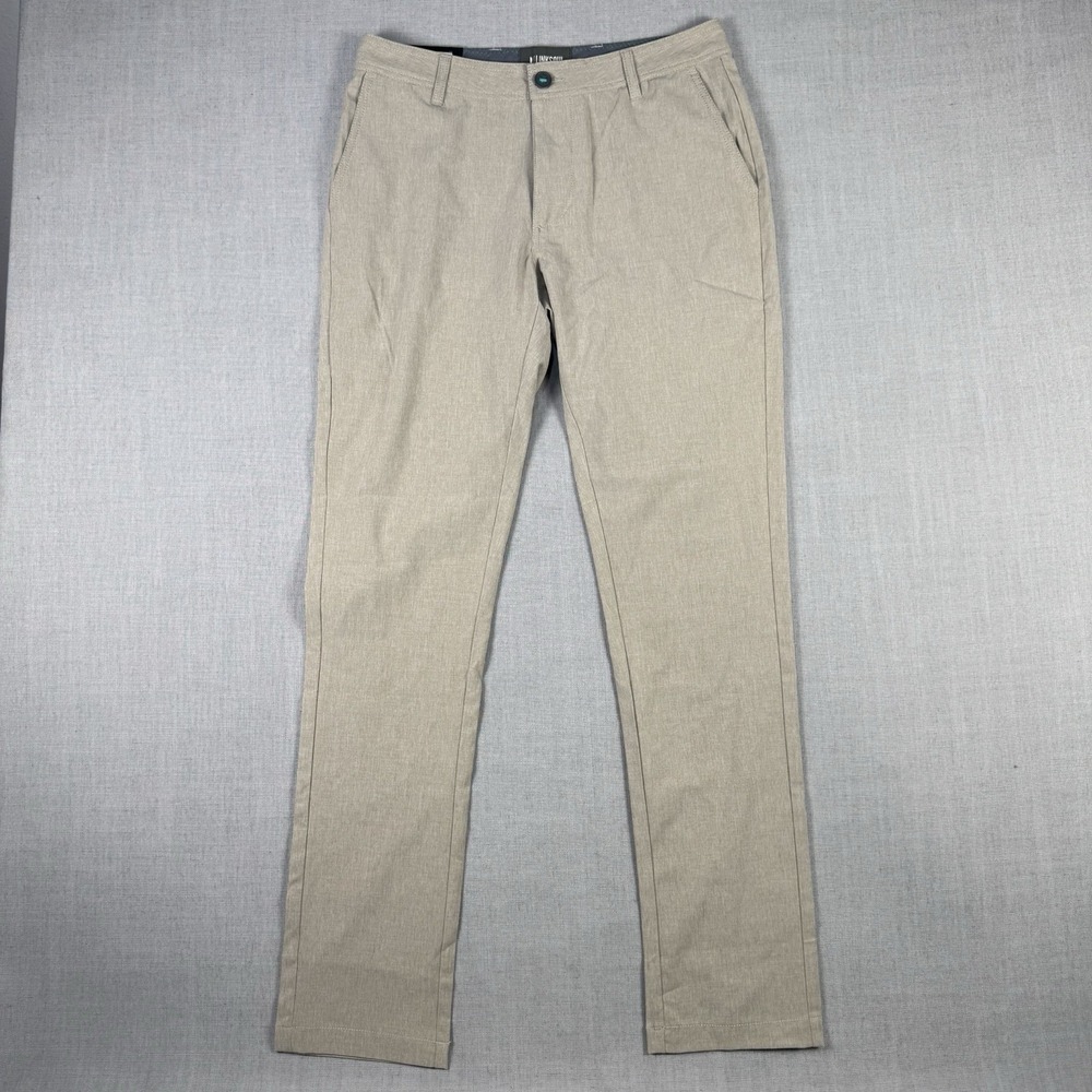 Linksoul Pants Men's Size 30R Khaki Performance Golf Activewear Stretch New NWT
